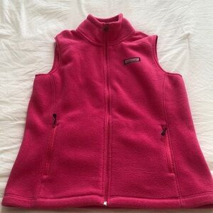 Vineyard Vines fleece vest.